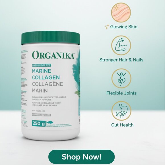 🔥2 JARS! Organika Marine Collagen Powder 500g – Relieve Joint Pain, Skin & Hair - Picture 2 of 7